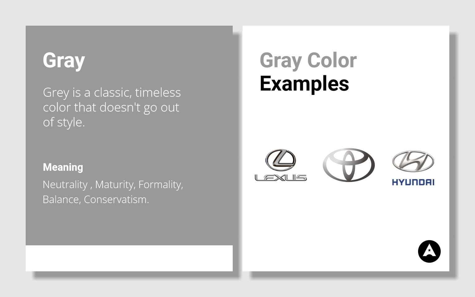 Grey color  meaning